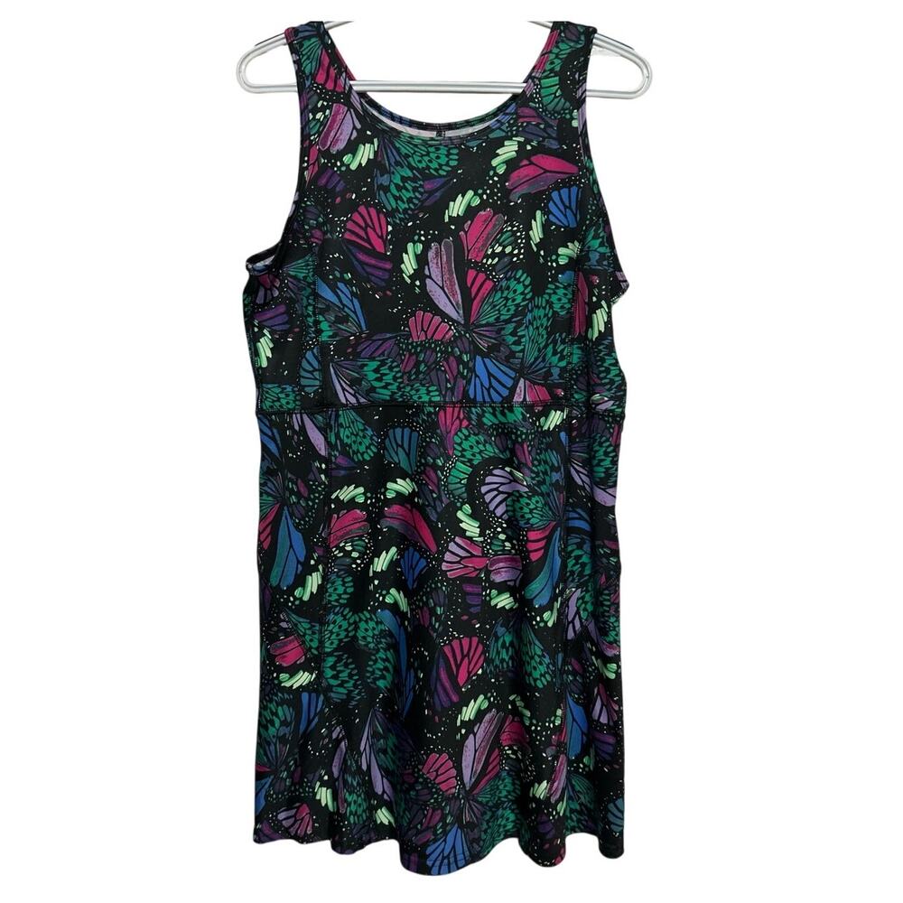 Xersion Women's Multi Butterfly Quick-Dri Tennis/Racquet Sport‎ Skorts Size 2XL